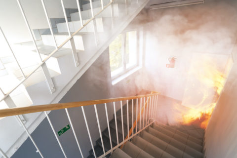 Brandschutz im Treppenhaus